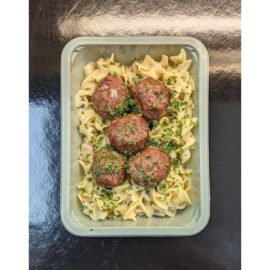 Boulettes à la crème de champignons