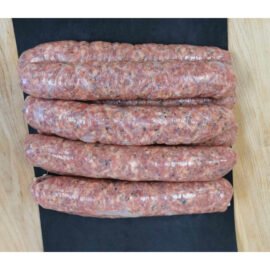 Tomato basil sausages